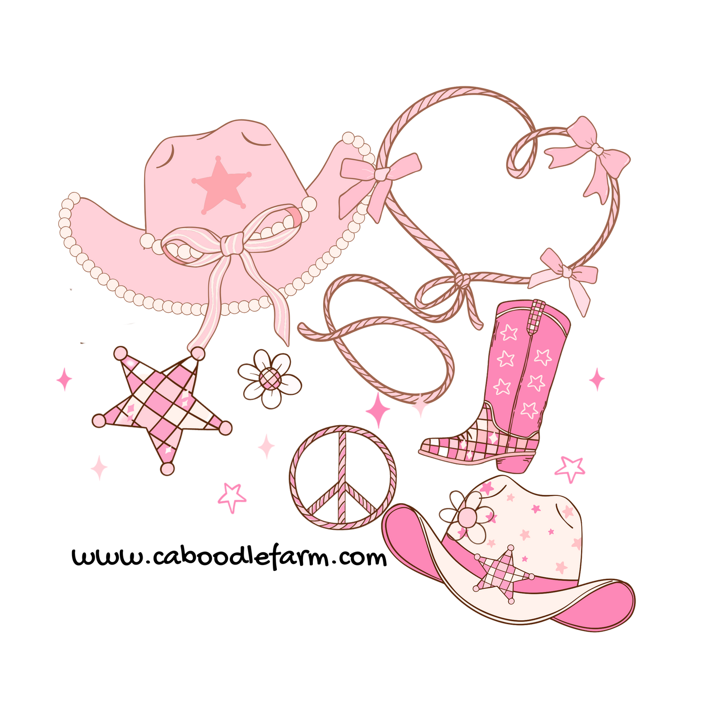 Pink Cow Girl T-shirt