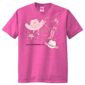 Pink Cow Girl T-shirt